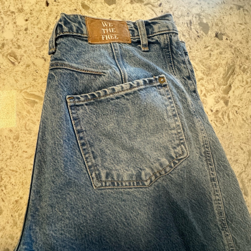 Free People Barrel Jeans